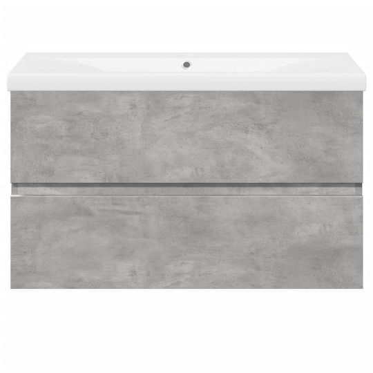 vidaXL Countertop with Sink L60xW45xH38.5cm Gray