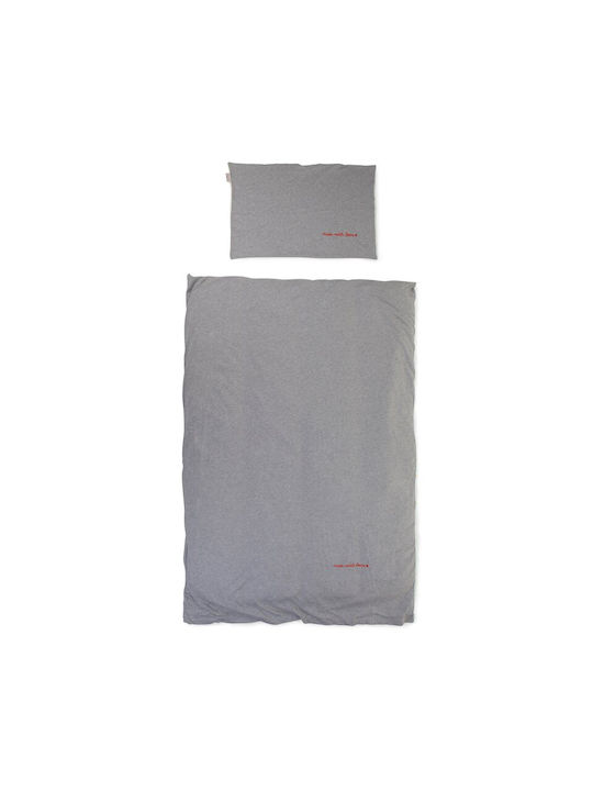 Childhome Set Copertă de Pătuț cu Față de Pernă Dots 100x140cm.