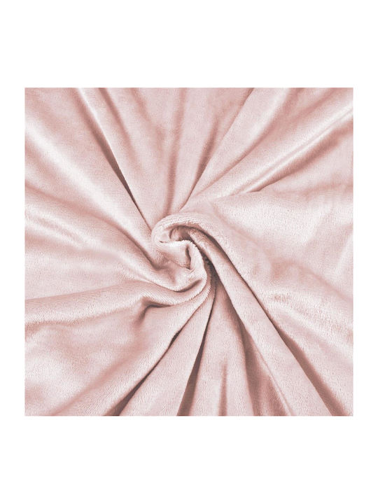Pelzige Doppelbettdecke 200x220cm Rosa