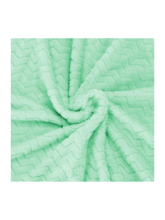 Κουβέρτα Sherpa Διπλή 200x220εκ. Green