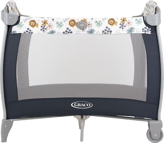 Graco Contour Electra Παρκοκρέβατο 2 Επιπέδων με Αλλαξιέρα & Στρώμα Crib Into the Wild 92.5x65cm