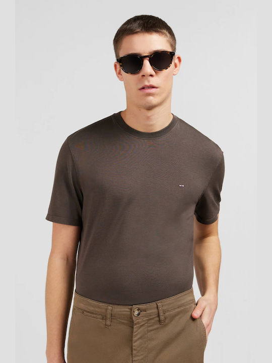 Eden Park Men's Short Sleeve T-shirt Brown