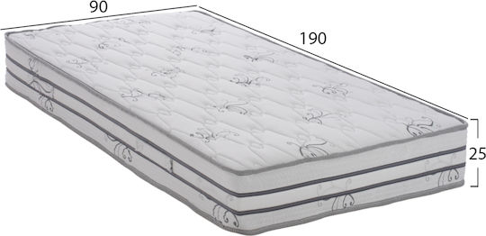 HomeMarkt Dreamtopia Единичен Анатомичен Матрак Двустранен 90x190x24см