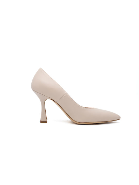 Melluso Leder Pumps Beige