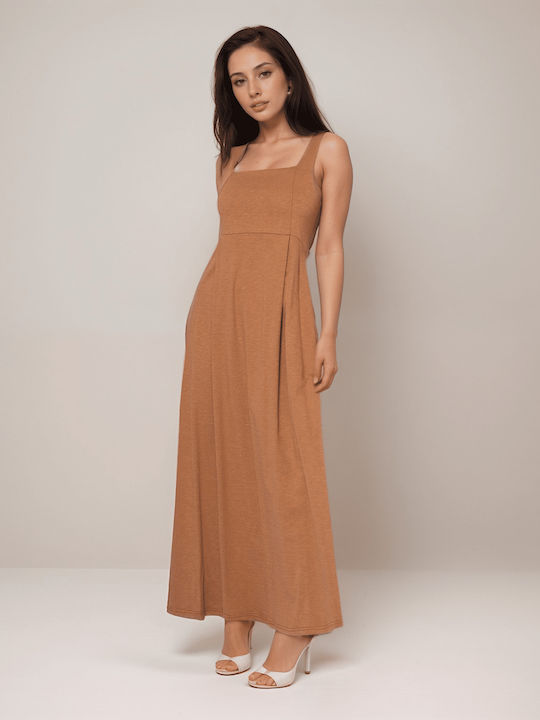 Noobass Maxi Dress Camel