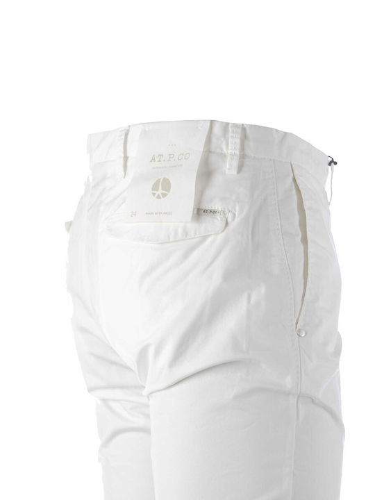 Trousers in Regular Fit White