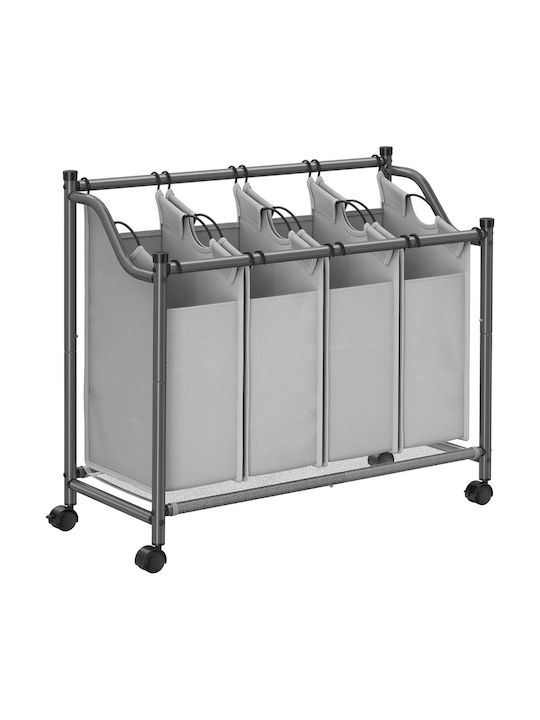 Songmics Καλάθι Απλύτων Υφασμάτινο 87x38x81cm Γκρι Songmics Καλάθι Απλύτων Υφασμάτινο 87x38x81cm Γκρι