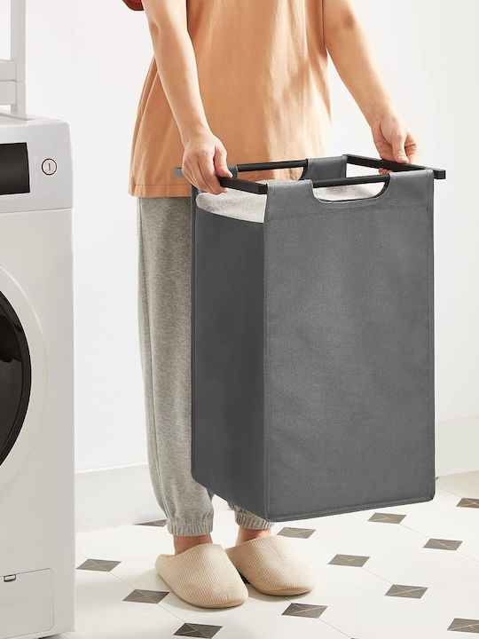 Vasagle Vasagle Stoff Wäschekorb 73lt 73x33x72cm Grau