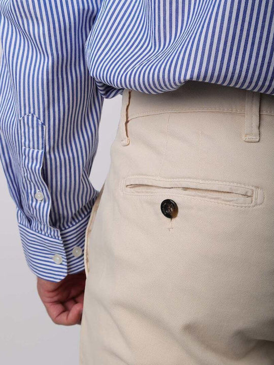 Fourten Industry Pantaloni pentru bărbați Chino cu Croială Slim Beige