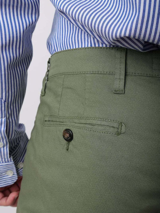 Trousers Chino in Slim Fit Green