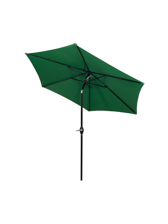 Umbrelă Rotundă Metalică Verde Φ2.5m