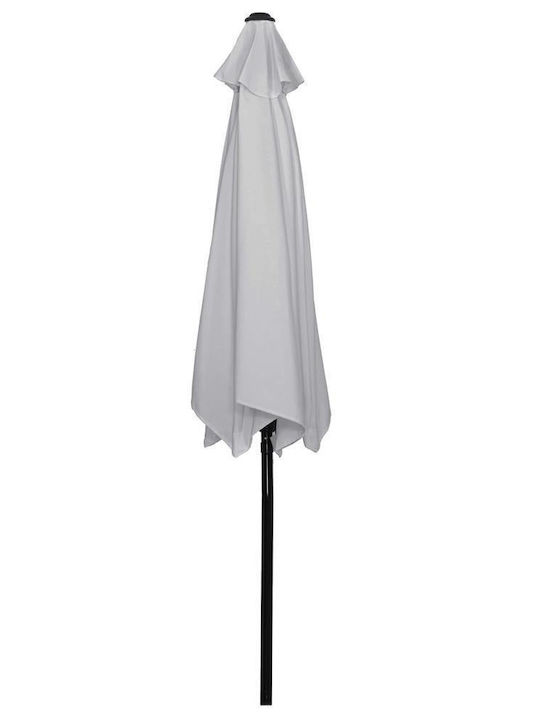 Umbrelă Rotundă Metalică Gri Φ2.6m