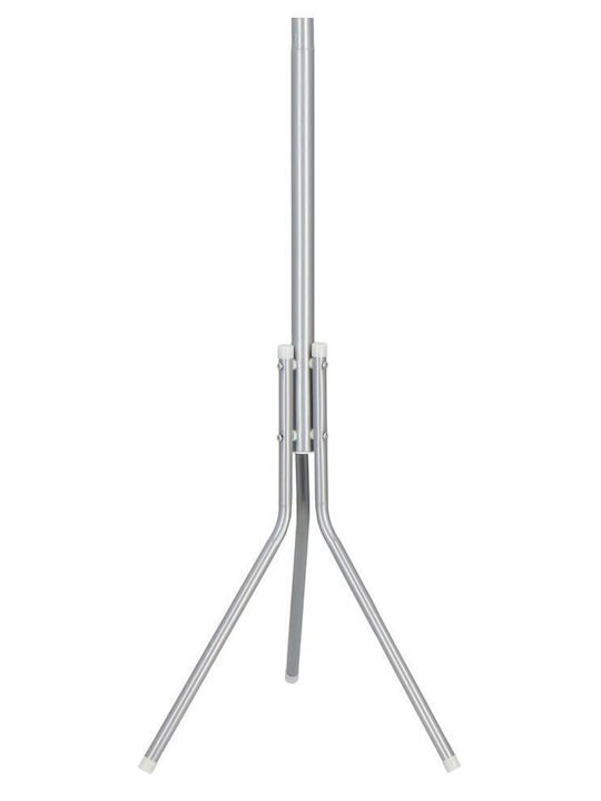 Metallic Coat Rack Gray 173cm