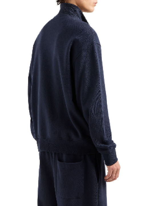 Armani Exchange Men's Cardigan Navy Blue