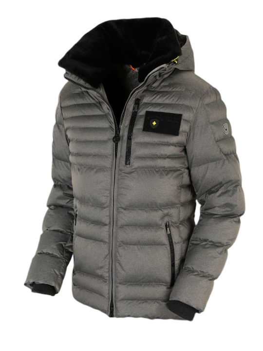 Wellensteyn Herren Jacke Puffer Wasserdicht und winddicht Grey