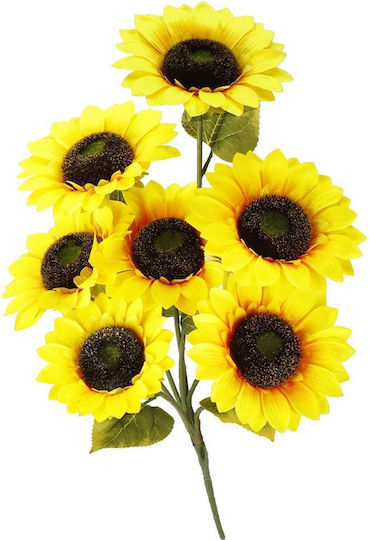 Букет от изкуствени цветя Heliotropium Yellow 57см