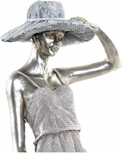DKD Home Decor Figură Decorativă din Metal Femeie 27.5x9.5x34.5cm 1buc