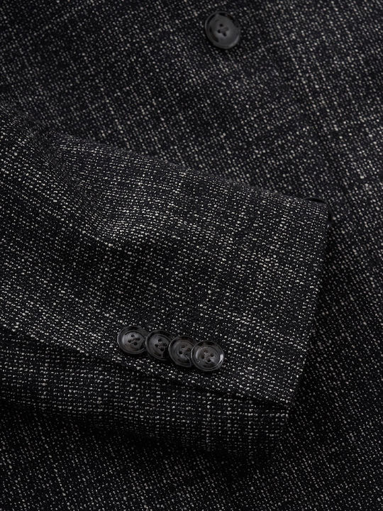 Men's Suit Jacket Slim Fit Black
