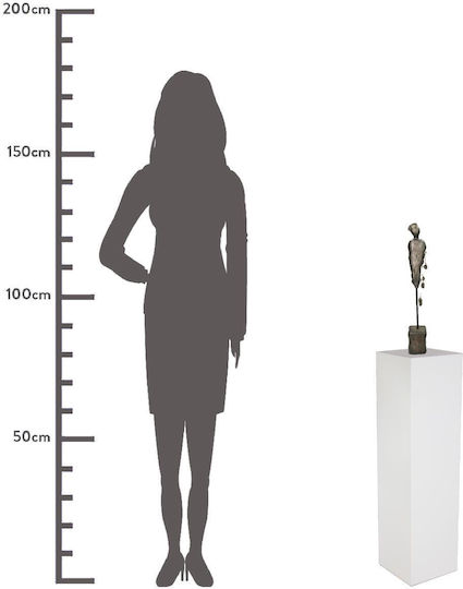 ArteLibre Decorative Statuette Polyresin 7.5x7.5x46.5cm 1pcs