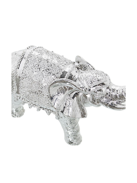 Alexandra House Living Decorative Elephant made of Plastic 18x7x12cm 1pcs