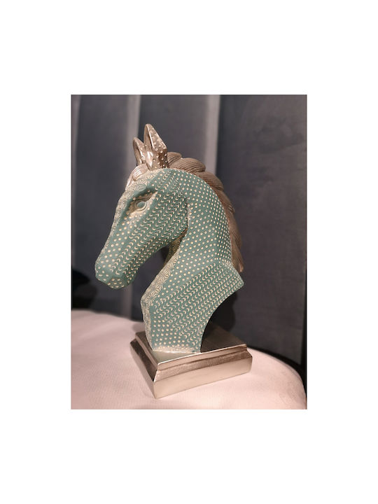 InTheBox Decorative Horse Polyresin Koos in Bay Leaf Mint 19.5x10.5x27cm 1pcs
