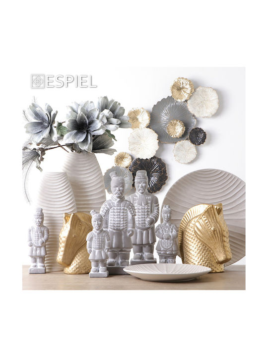 Espiel Decorative Statuette made of Concrete Warrior 10x7x26cm 1pcs