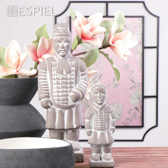 Espiel Decorative Statuette made of Concrete Warrior 9.5x7x25cm 1pcs
