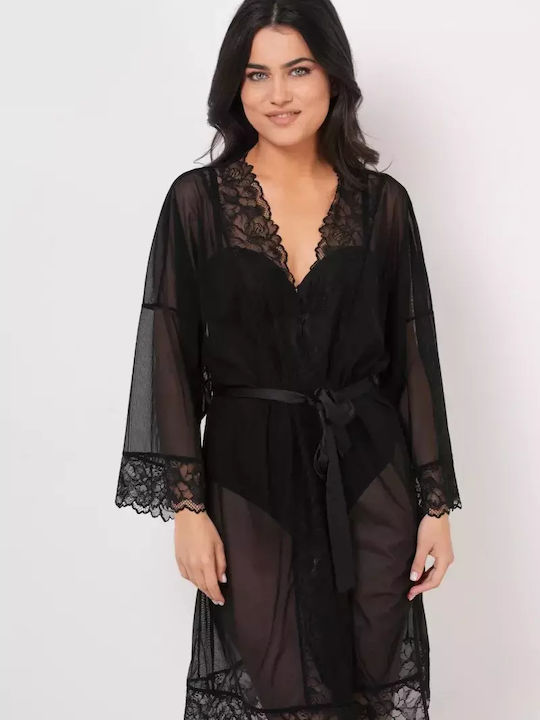 Bonatti Pentru Femei Halat Transparent, Lacy