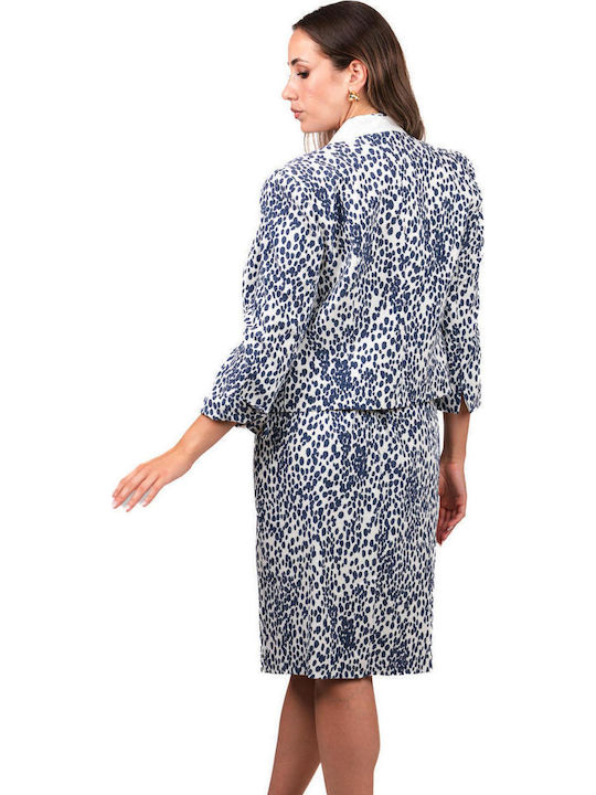 Vagias Blazer pentru femei Sacou blue
