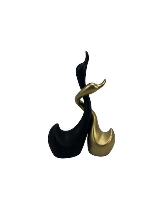 Karvounis Set of Decorative Swans made of Ceramic 17x9x25cm 2pcs