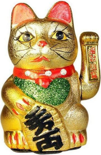 Διακοσμητική Γάτα από Κεραμικό Υλικό Maneki Neko 20cm