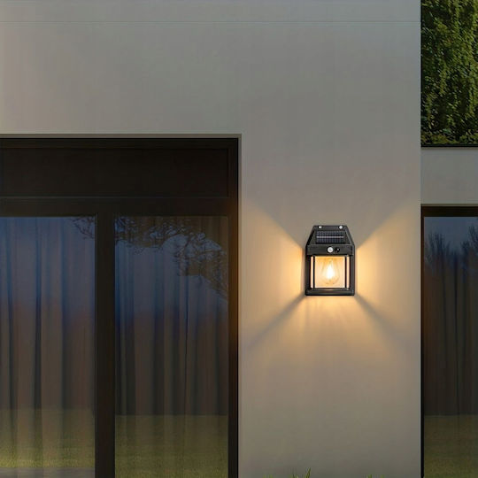 Solar Garden Wall Lamp 1200mah 21cm Xl Strong Ip65