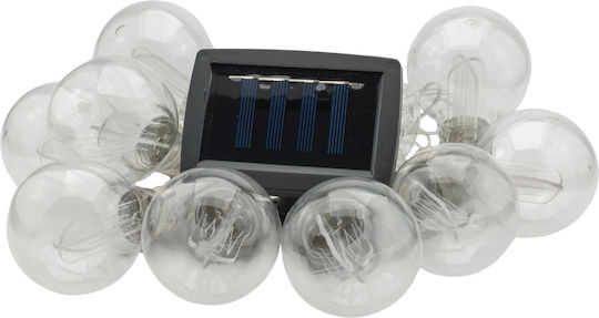 Hemma Led String Lights 10 Bulbs 380cm Solar Powered Warm White Light R