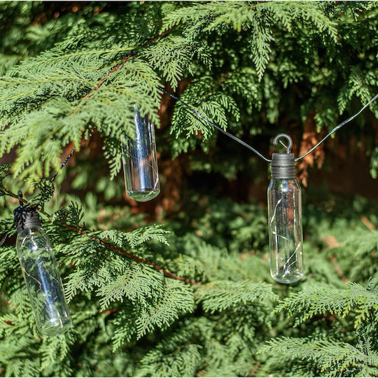 Led Light Garland Lux Model 10 Bulbs 380cm Solar Powered Warm White Light R