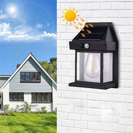 Solar Garden Wall Lamp 1200mah 21cm Xl Strong Ip65