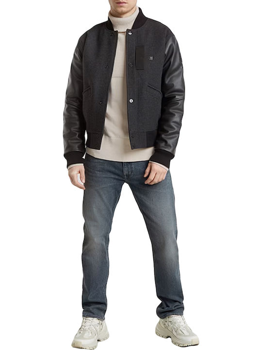 Collegejacke Jacke Black