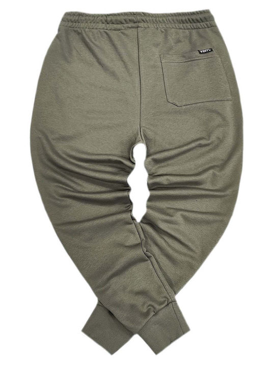 Sweatpants with Elastic Khaki