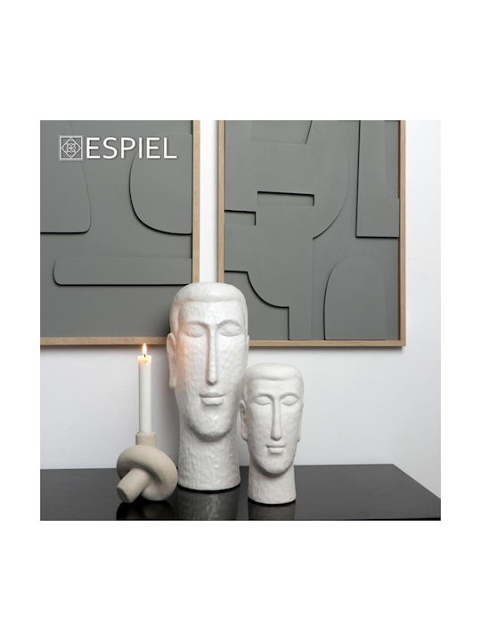 Espiel Decorative Bust made of Ceramic 12x11.5x24cm 1pcs