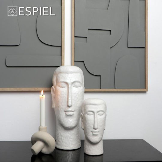 Espiel Декоративна Бюст от Керамичен Материал 12x11.5x24см 1бр