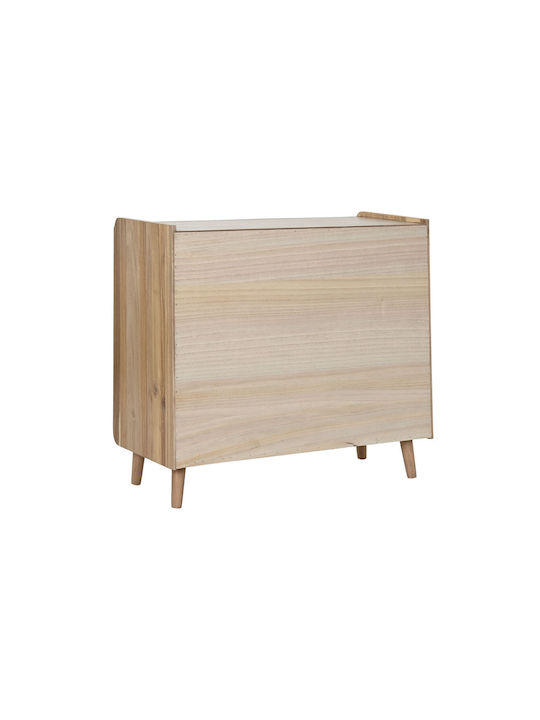 Wooden Chest of Drawers Coffee 80x34x75cm