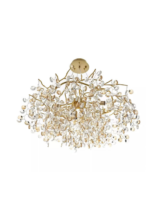 Elysion Chandelier Gold Elbulgaria 8xe14 3089/60 Gd Elysion Chandelier Gold Elbulgaria 8xe14 3089/60 Gd