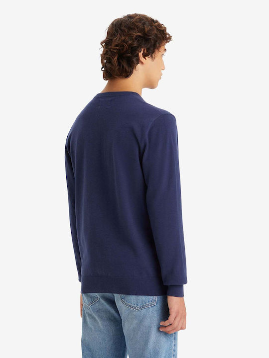 Levi's Herren Langarm-Pullover BLUE