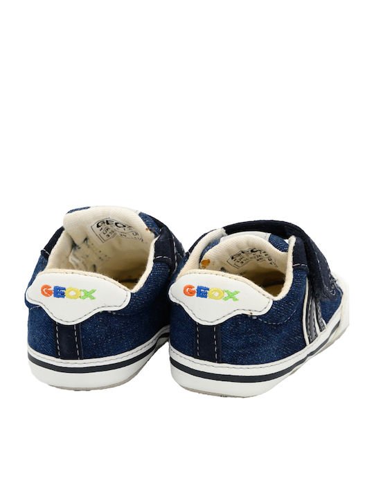Geox Βρεφικά Sneakers Αγκαλιάς Μπλε
