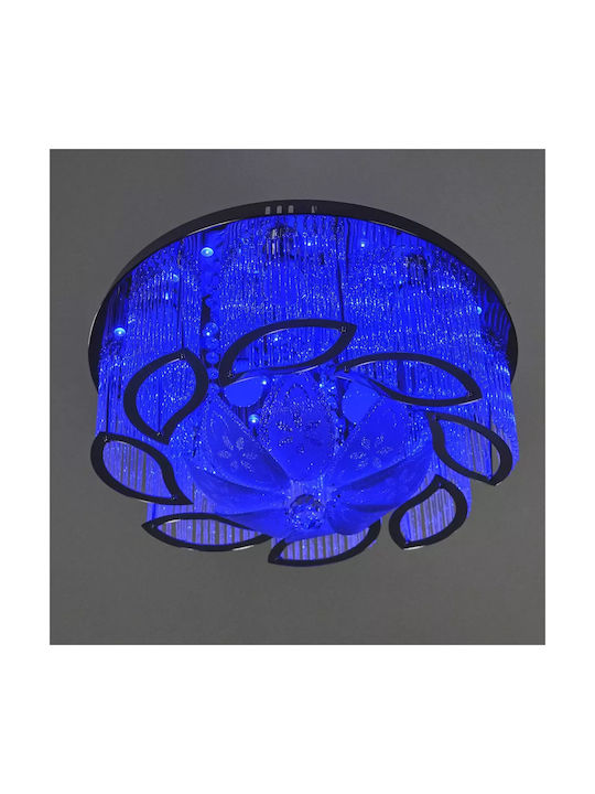 Lustră de tavan Chimera crom Elbulgaria LED RGB 10xe27 3084/50 Ch
