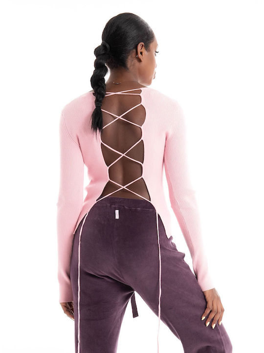 Somethingnew Women's Sweater Pink