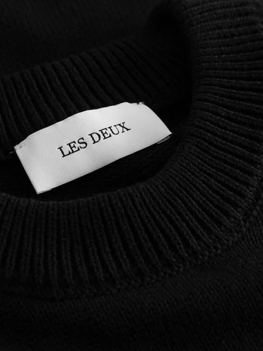 Les Deux Men's Long Sleeve Sweater Black