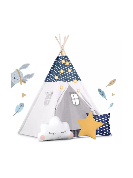 Nukido Kids Indian Teepee Play Tent for 3+ years Blue