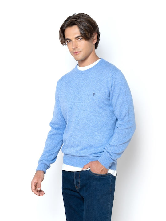 The Bostonians Long Sleeve Sweater Light Blue