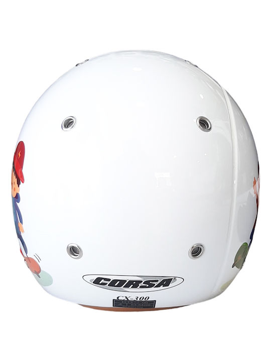 Corsa CX300 Kids Motorcycle Helmet Jet ECE 22.06 750gr