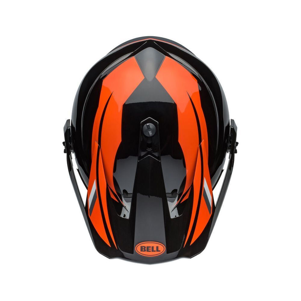 Bell MX-9 ADV Mips Black / Orange Cască Moto On-Off DOT / ECE